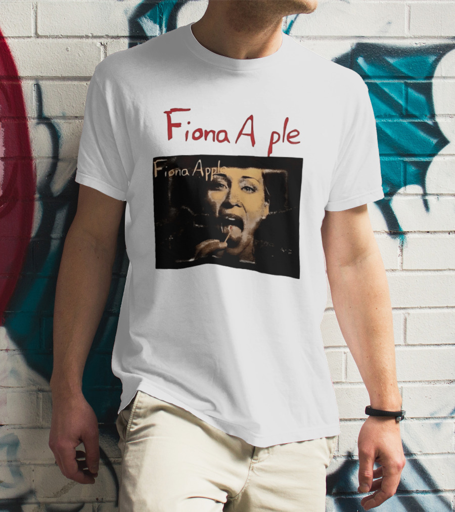Fiona Apple Tour White Eating T-Shirt