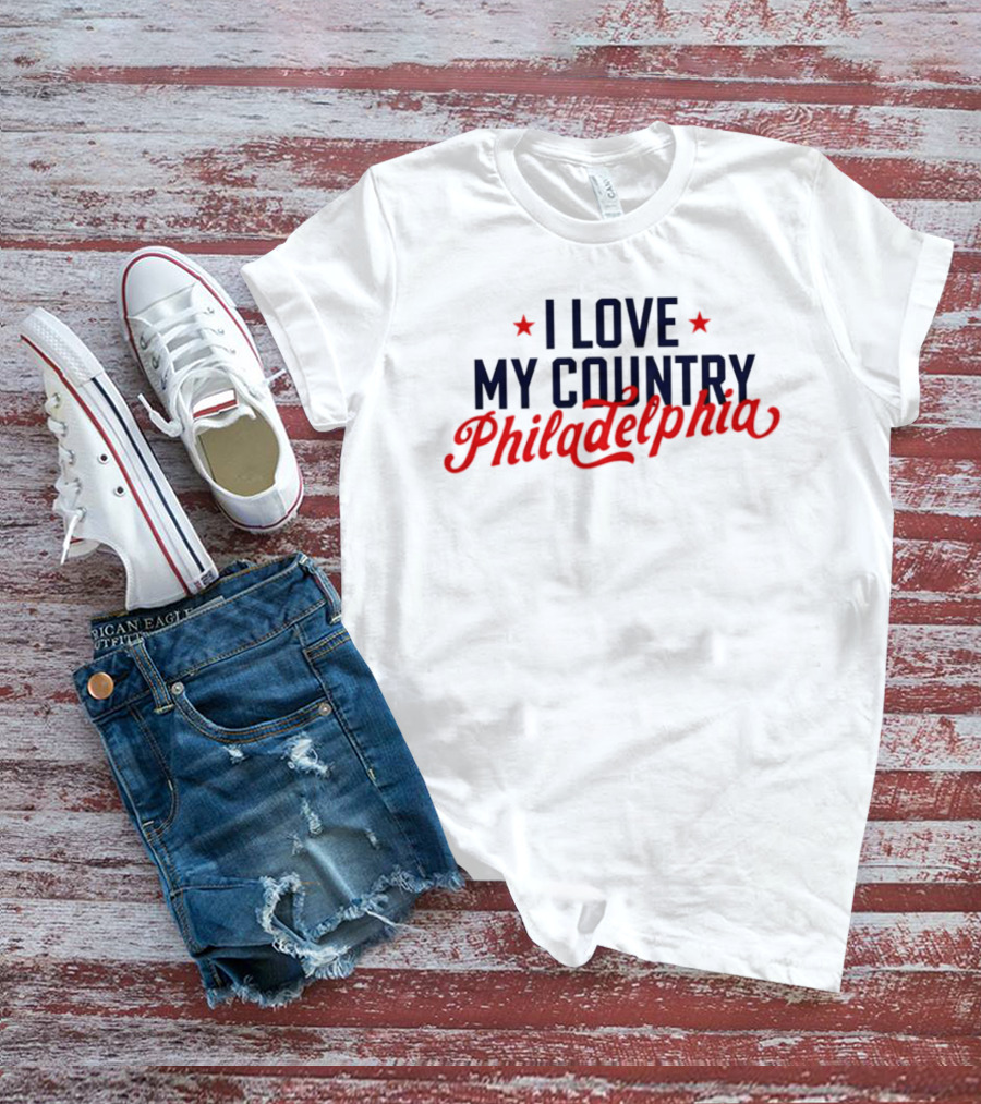 I Love My Country Philadelphia Stars T-Shirt