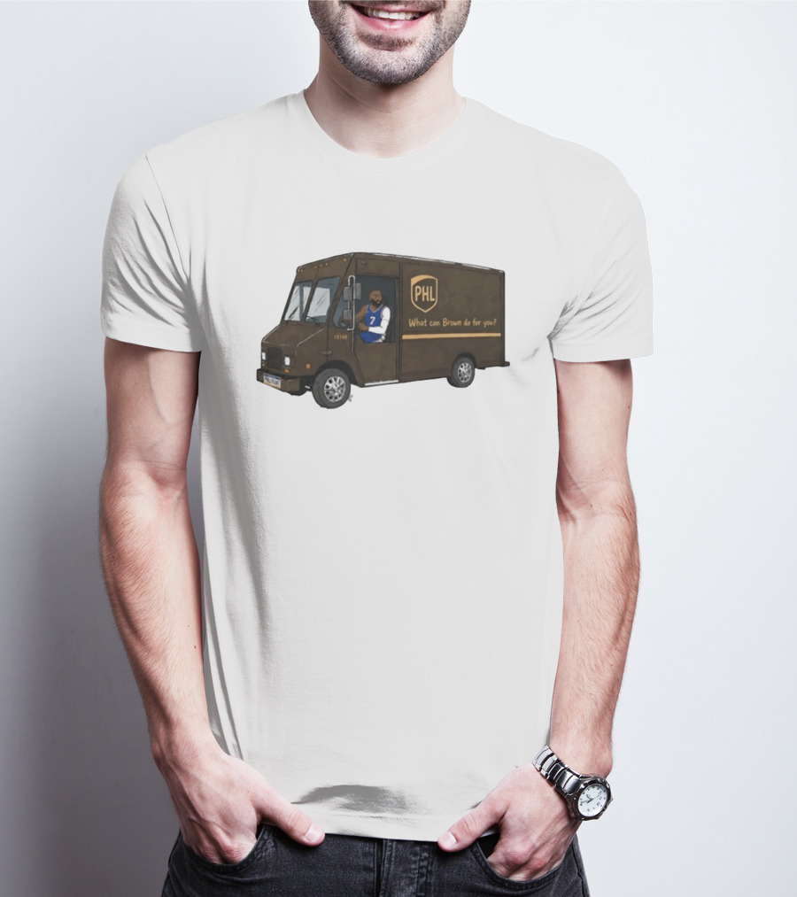 James Harden Philadelphia 76ers PHL Truck What Can Brown Do For You T-Shirt