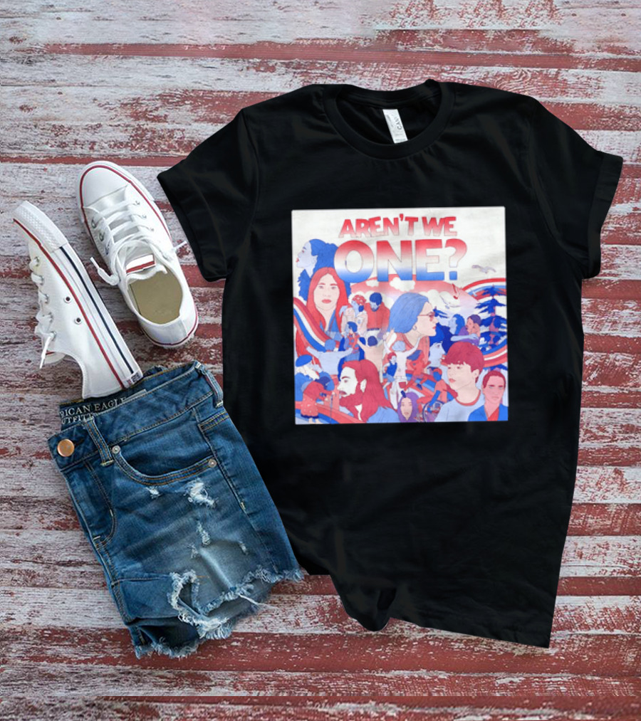 Aren't We One Colorful Community Unity Celebration T-Shirt