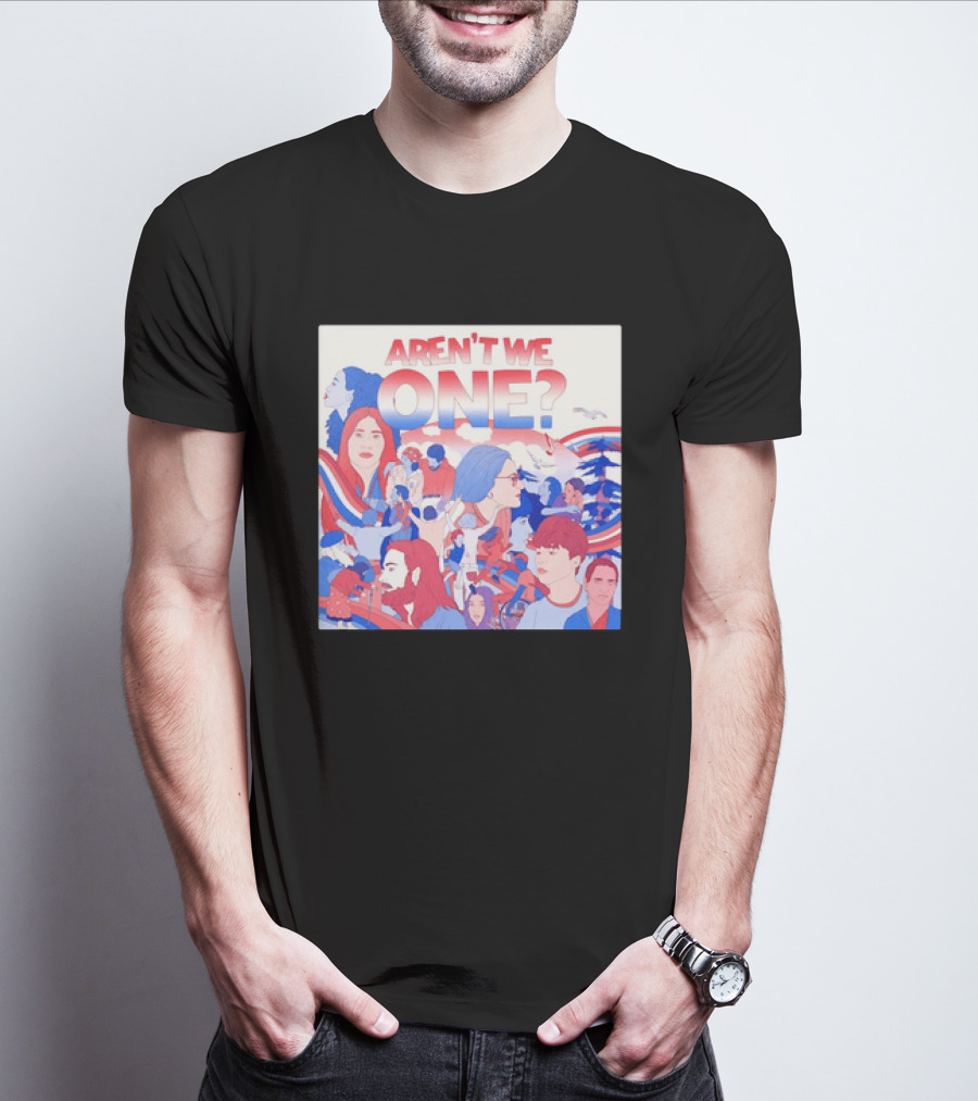 Aren't We One Colorful Community Unity Celebration T-Shirt