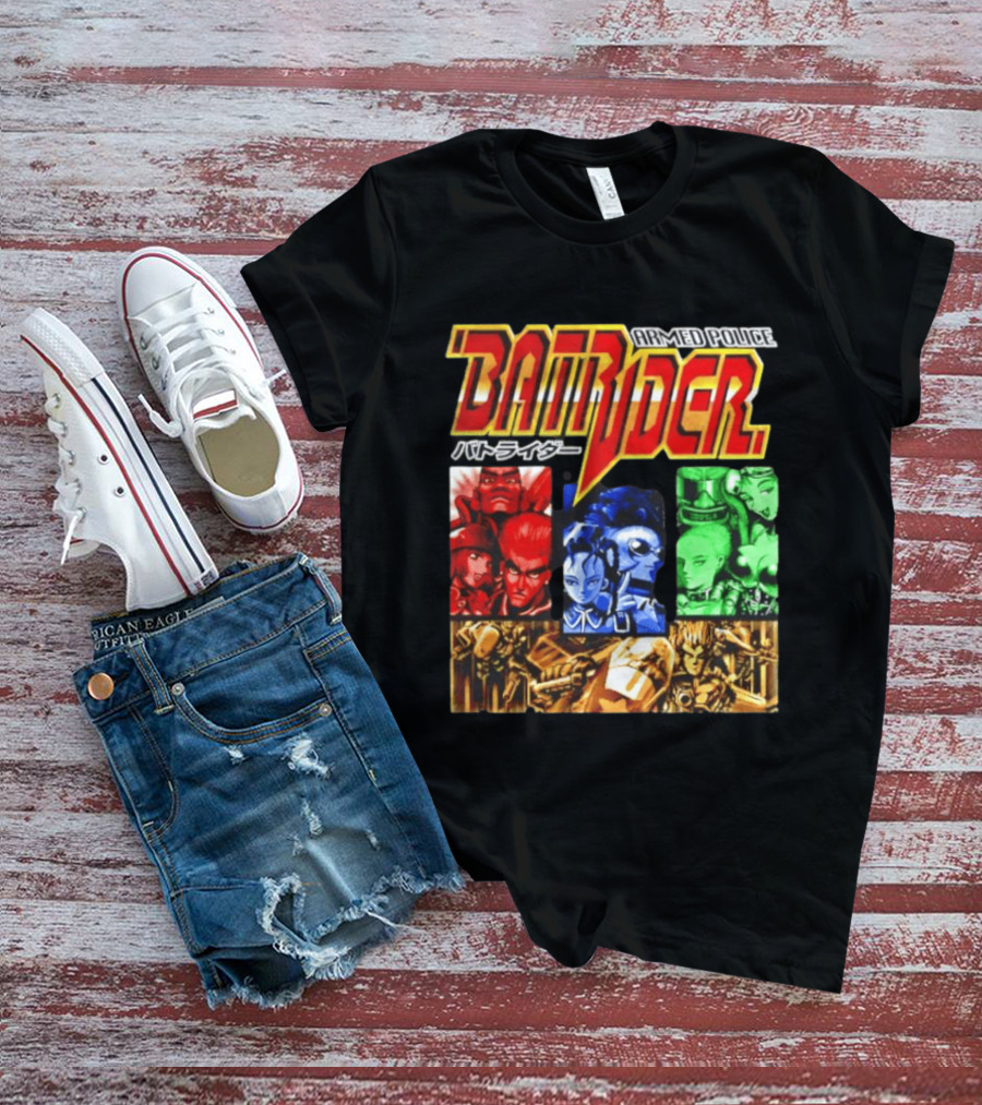 Armed Police Batrider Arcade Game Characters Raizing Shoot Em Up T-Shirt
