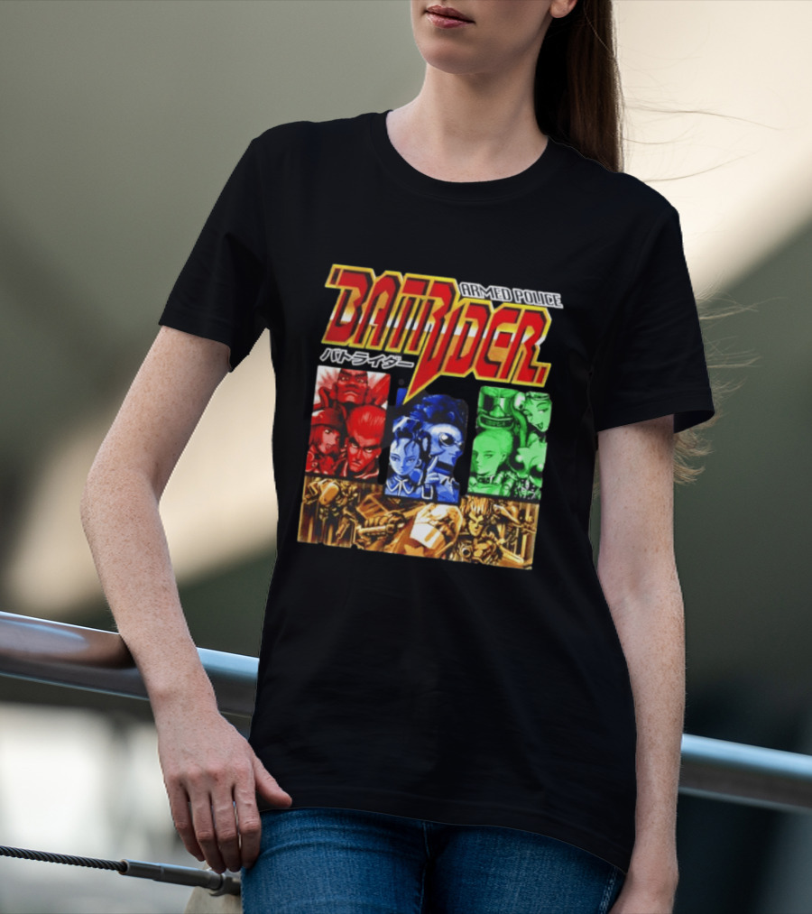 Armed Police Batrider Arcade Game Characters Raizing Shoot Em Up T-Shirt