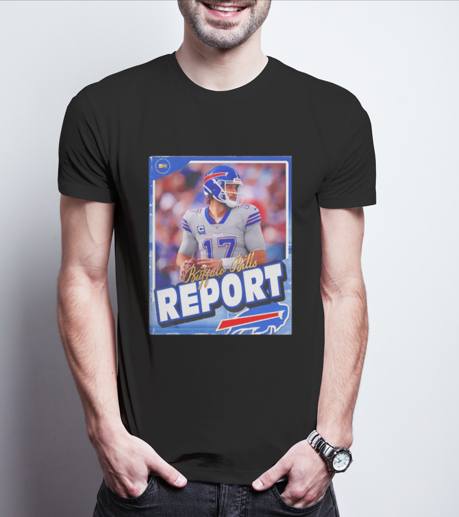 Buffalo Bills Report Josh Allen Number 17 T-Shirt