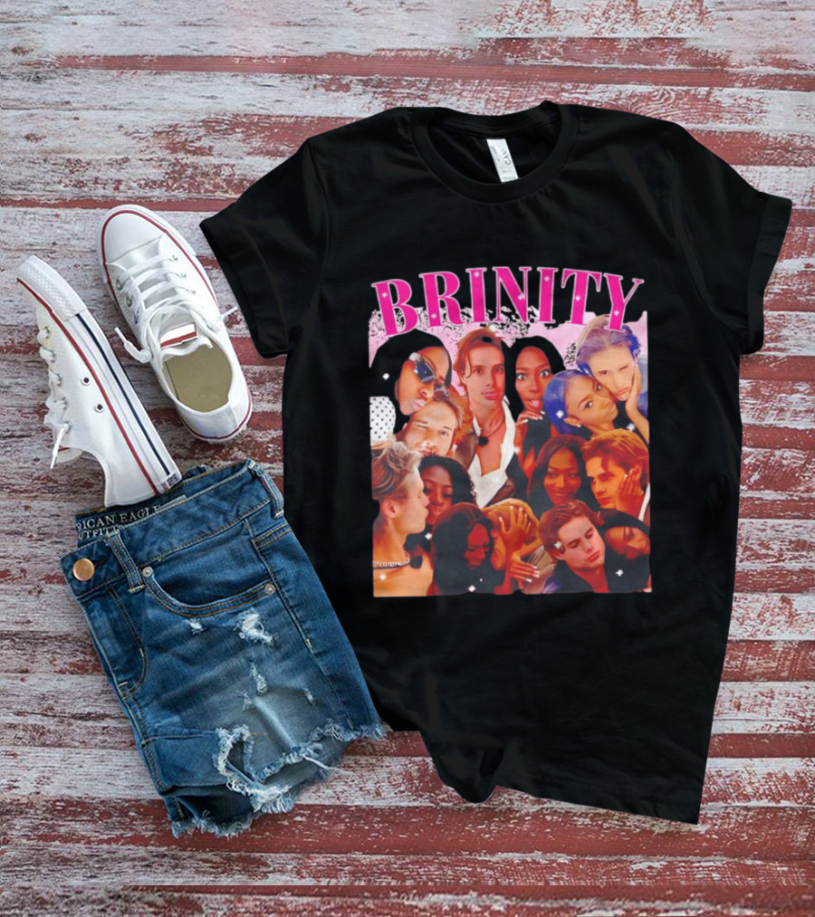 BRINITY Collage Of Couples Moments Embracing Love And Connection T-Shirt