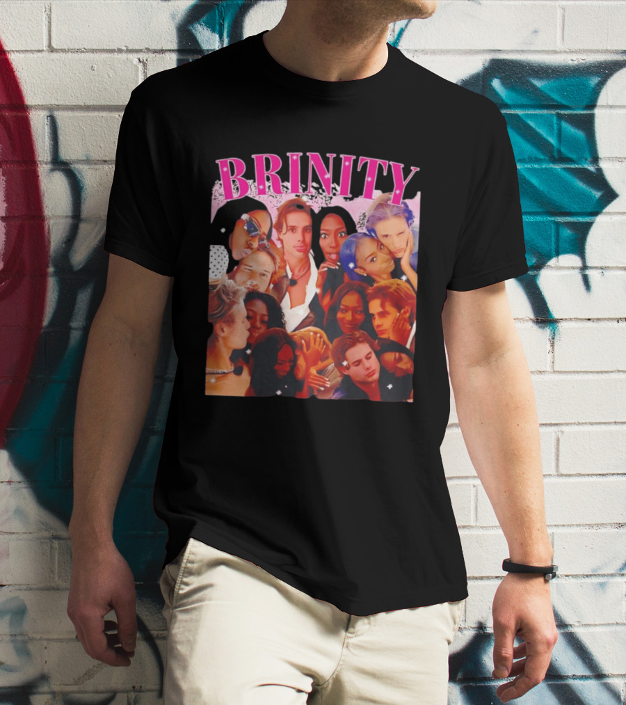 BRINITY Collage Of Couples Moments Embracing Love And Connection T-Shirt