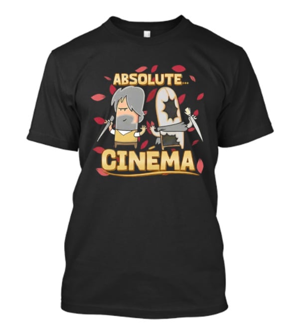 Guillaume Broche Carbot Animation Absolute Cinema Leaves And Characters T-Shirt