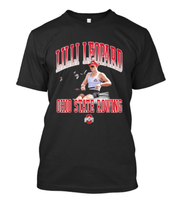 Lilli Leopard Ohio State Rowing T-Shirt