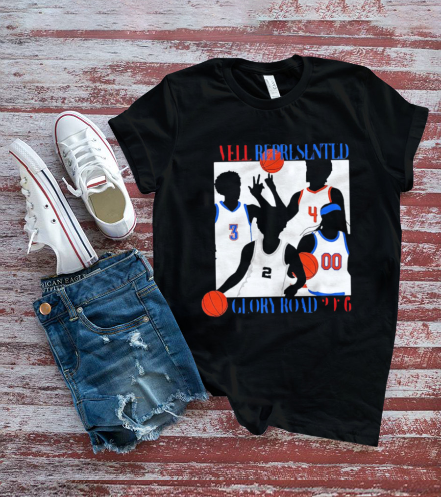 Well Represented Glory Road Basketball Team 2026 Number 3 4 2 00 T-Shirt