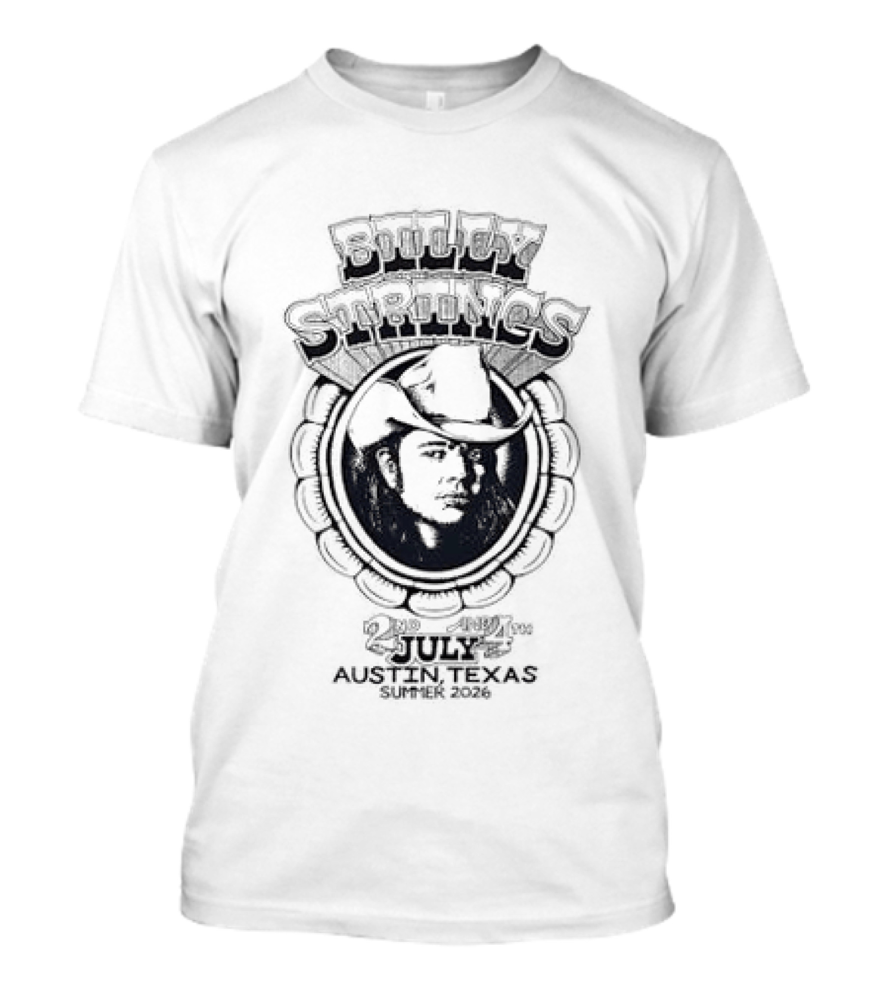 Billy Strings July 2 4 2026 Austin Texas Summer Event T-Shirt