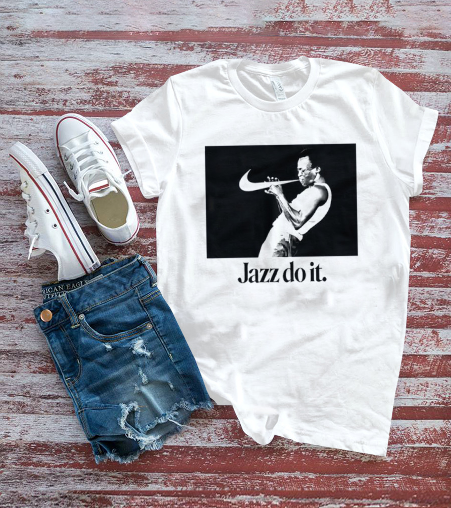 Miles Davis Jazz Do It Iconic Trumpet Player T-Shirt