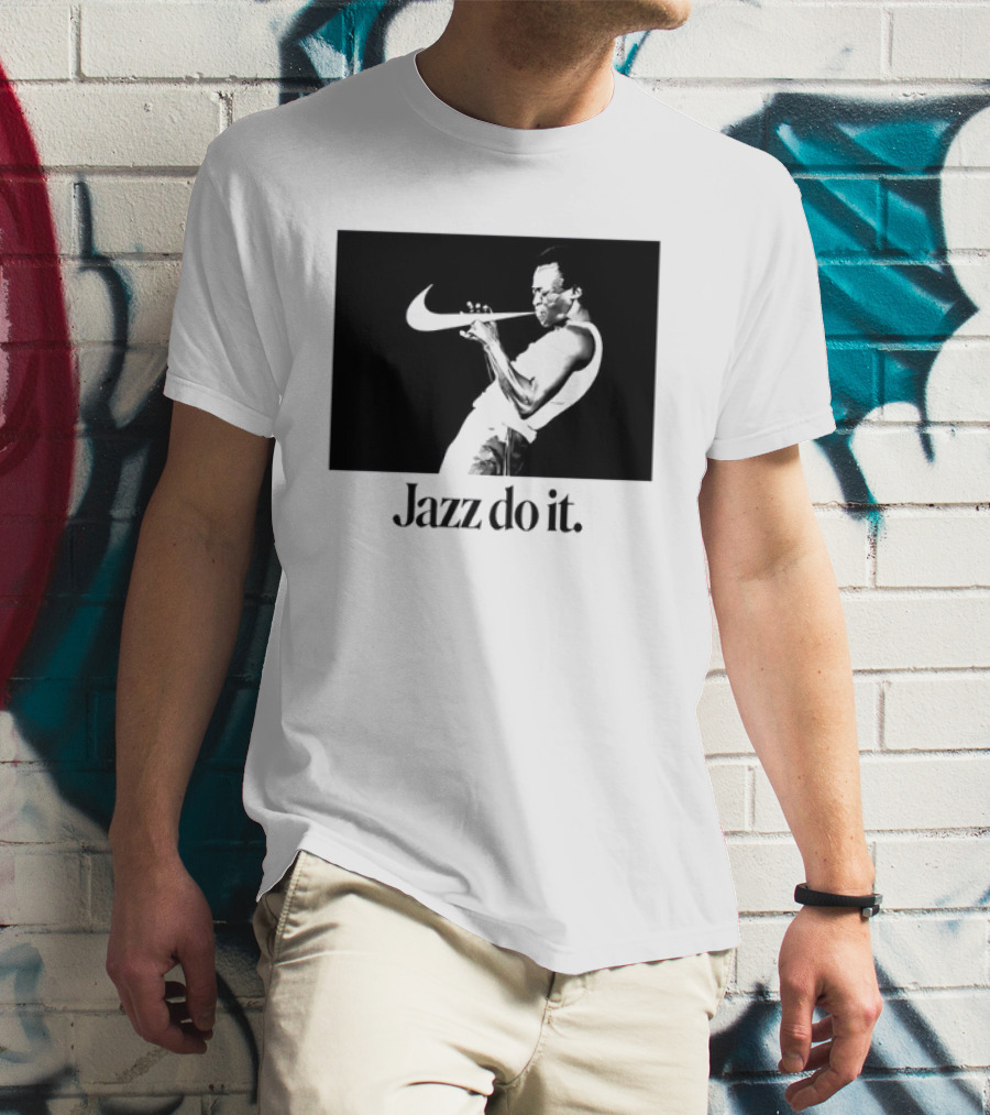 Miles Davis Jazz Do It Iconic Trumpet Player T-Shirt