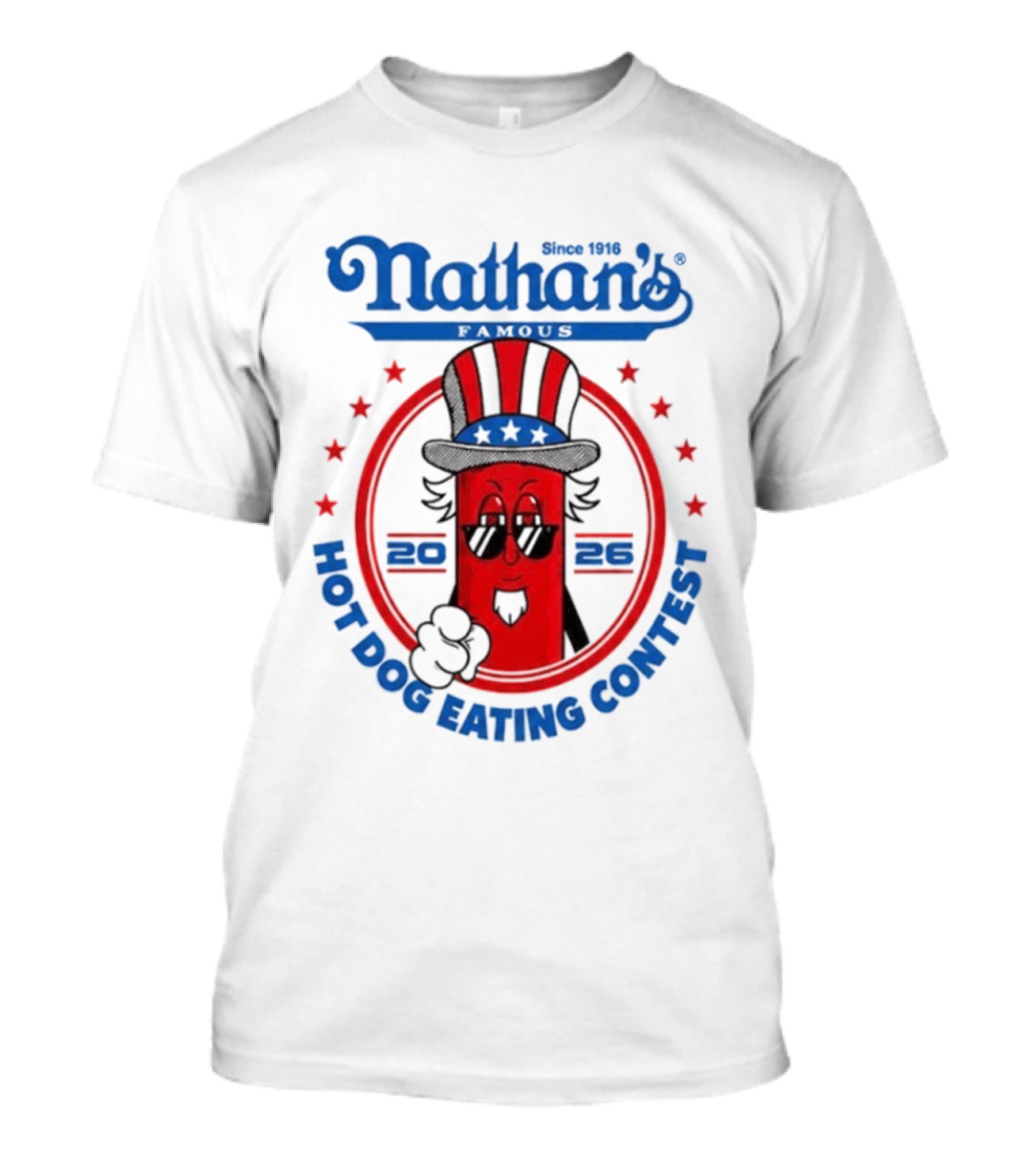 Nathan's Famous 2026 Hot Dog Eating Contest T-Shirt