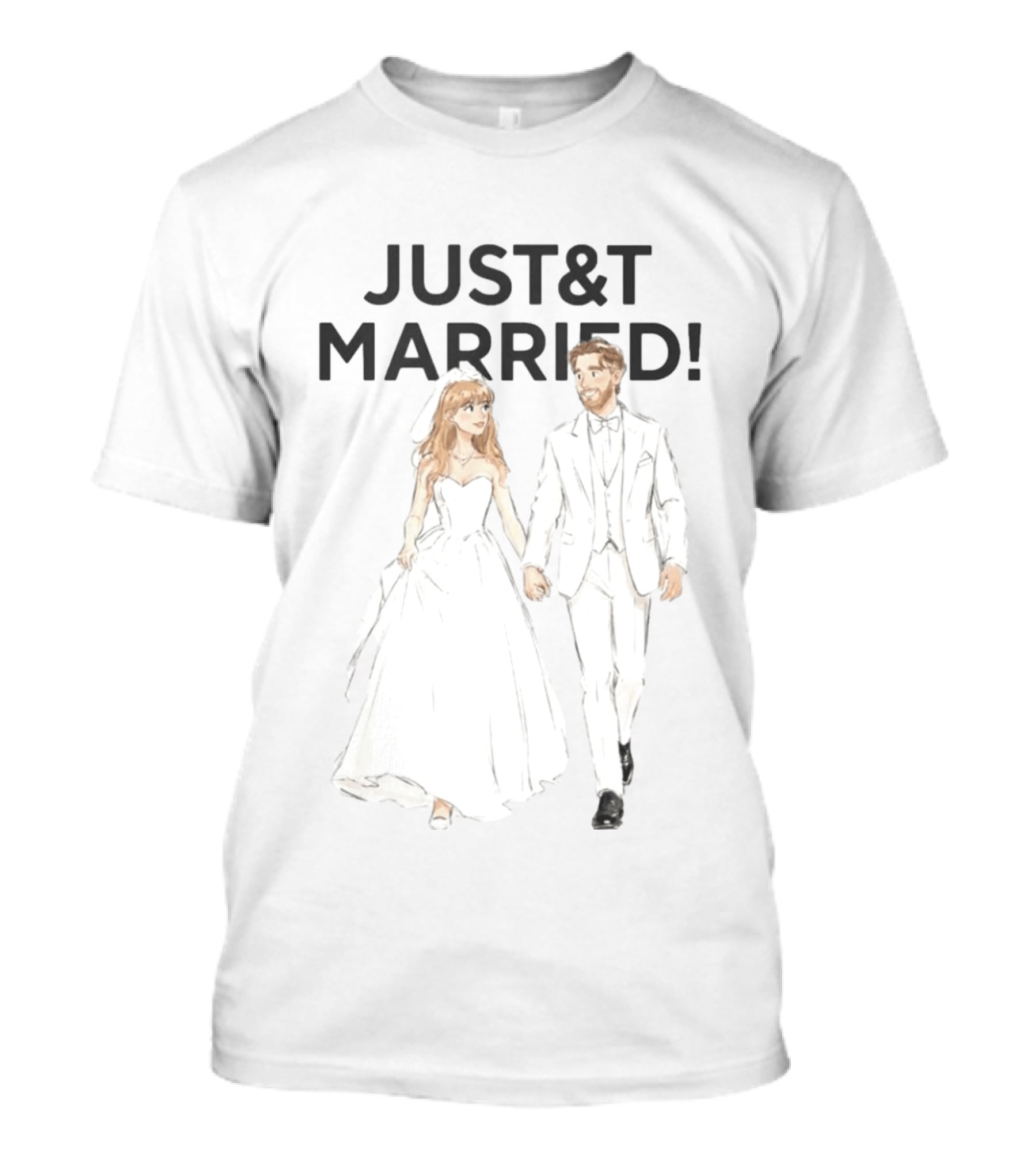 Just T&T Married Swift And Travis Wedding T-Shirt