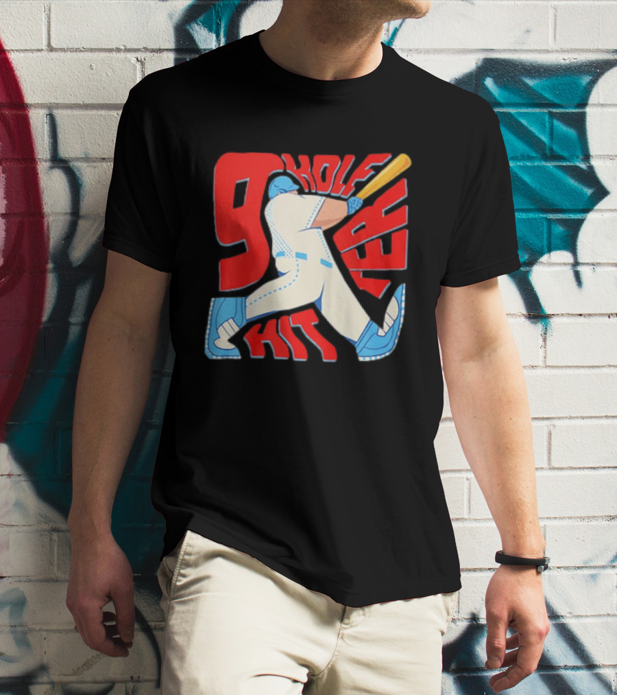 9 Hole Hitter Baseball Second Leadoff T-Shirt