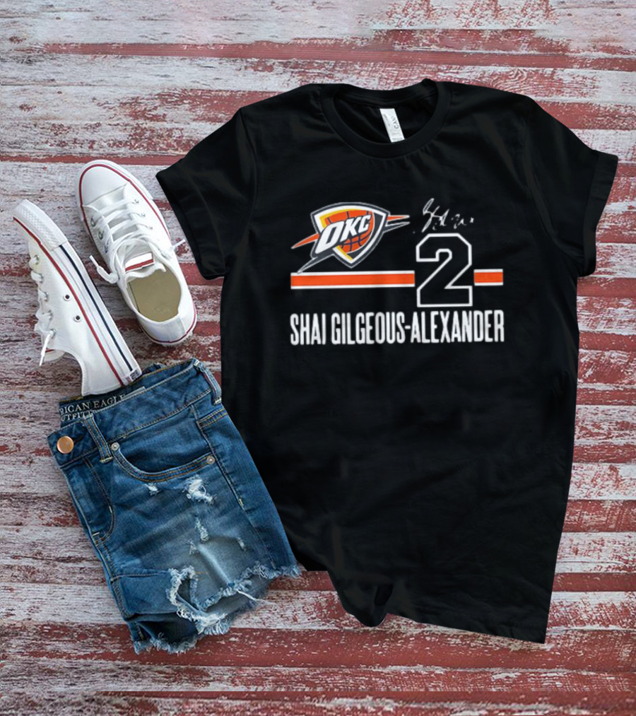 Shai Gilgeous Alexander OKC Thunder Signature 2 T-Shirt