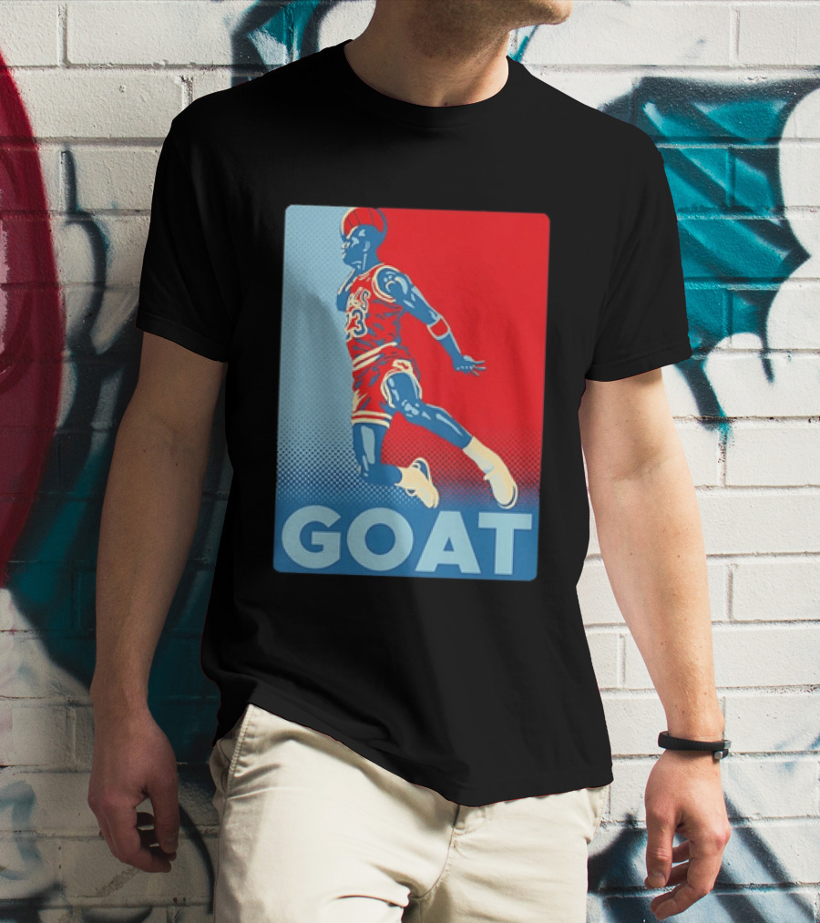 Michael Jordan GOAT Slam Dunk Chicago Bulls 23 T-Shirt