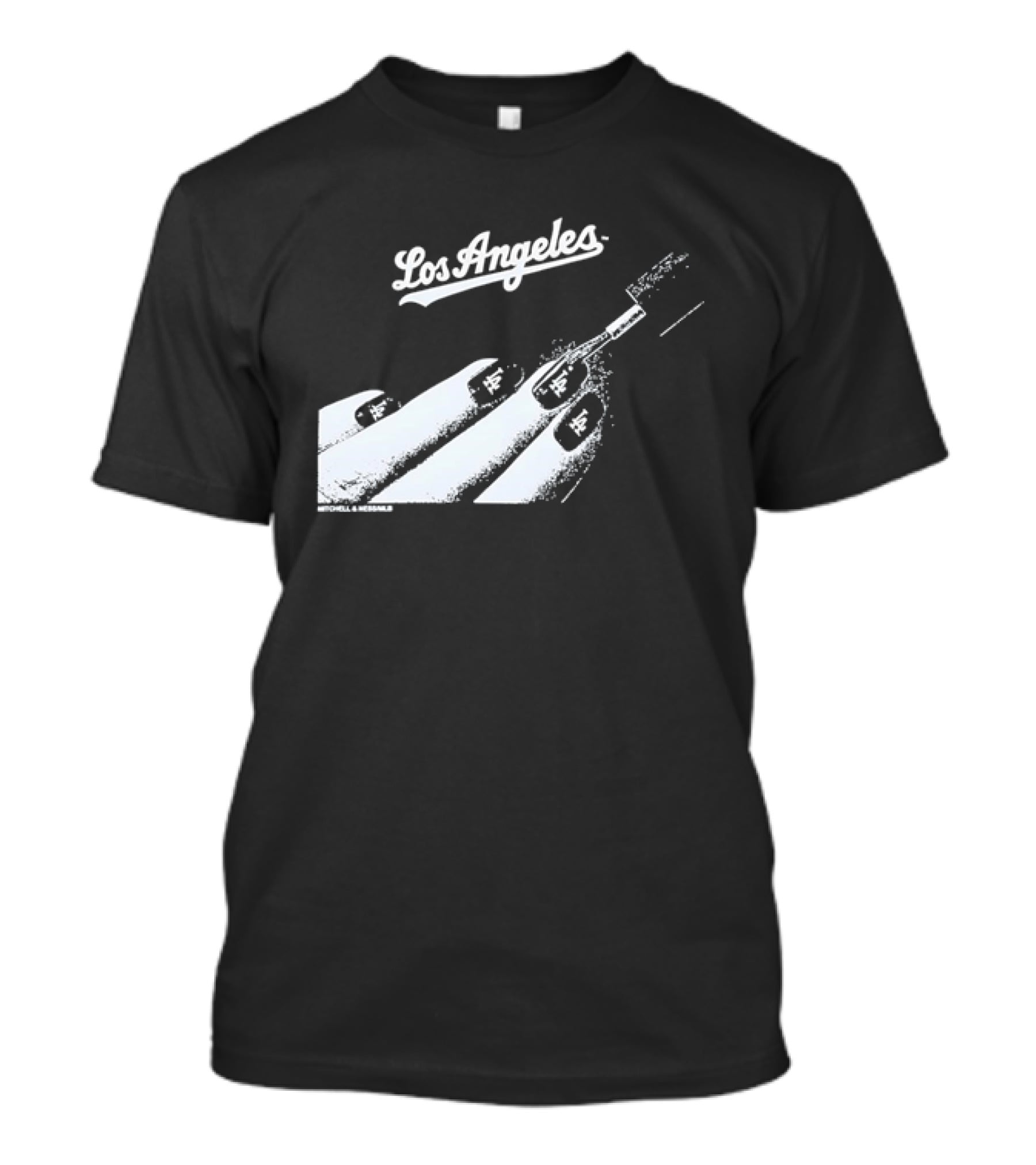 Mitchell & Ness Los Angeles Dodgers Nail Polish MLB T-Shirt