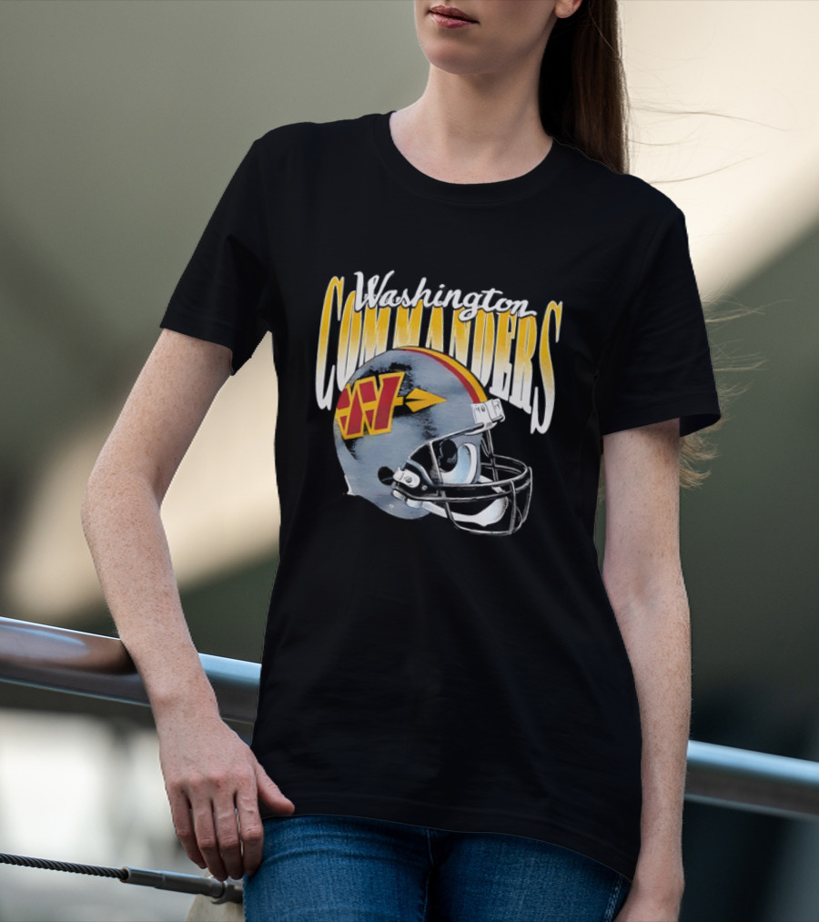 Washington Commanders Football Helmet Men's T-Shirt
