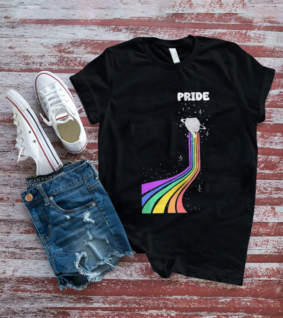 Pride Rainbow Space Hand Magic T-Shirt