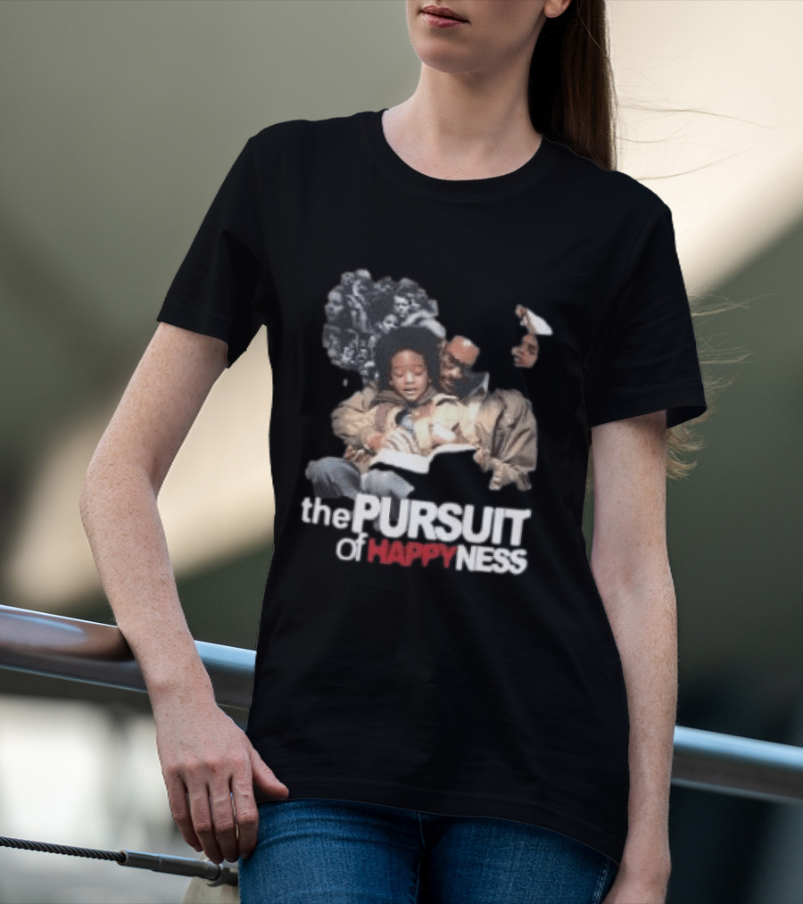 The Pursuit Of Happyness Will Smith Jaden Smith Movie Scene T-Shirt