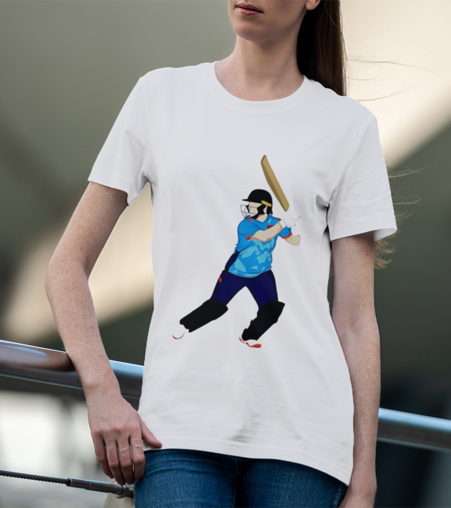 Alice Capsey Delhi Capitals Cricket WPL Player Batting T-Shirt