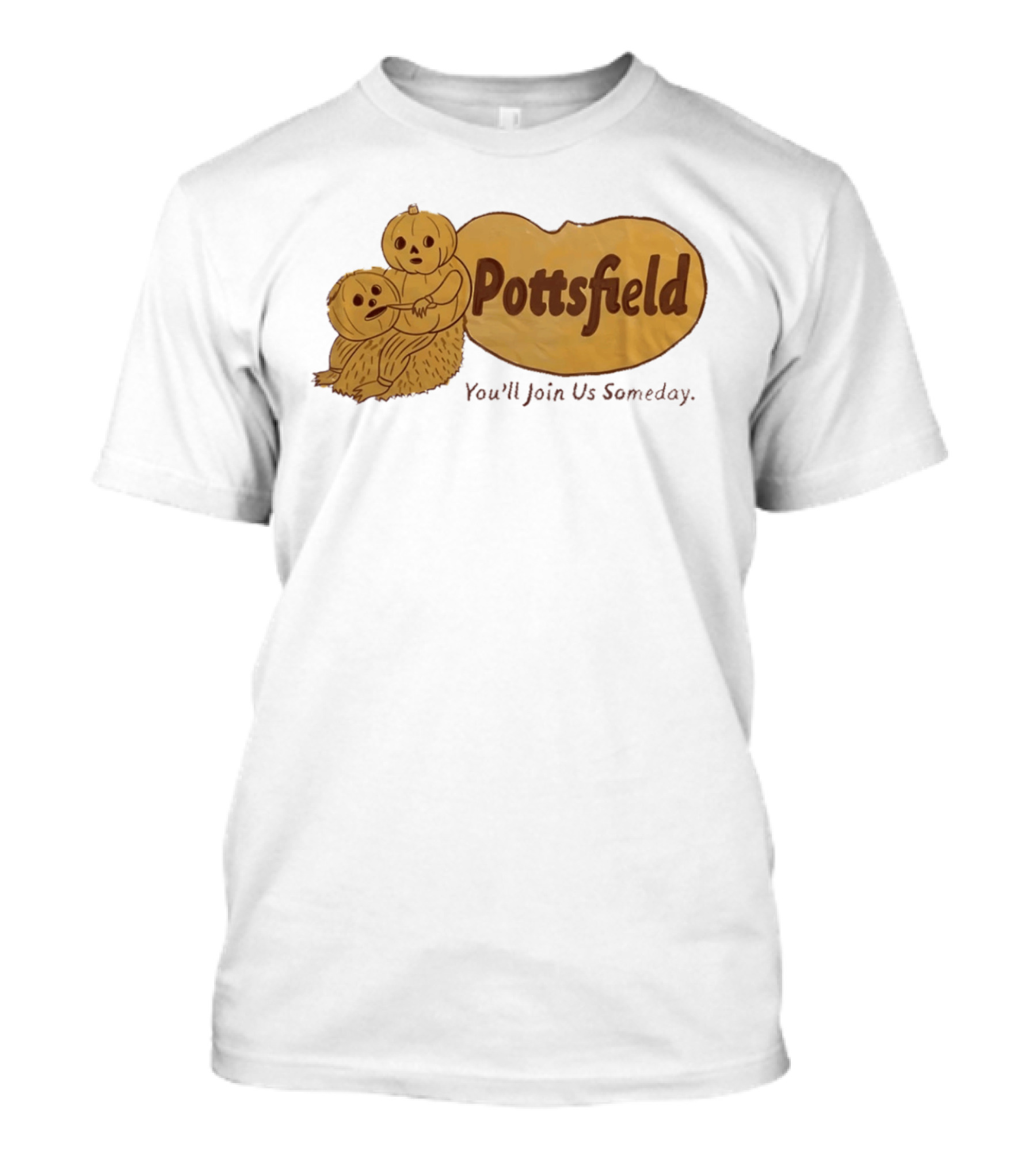 Pottsfield You'll Join Us Someday Pumpkin Characters Over The Garden Wall T-Shirt