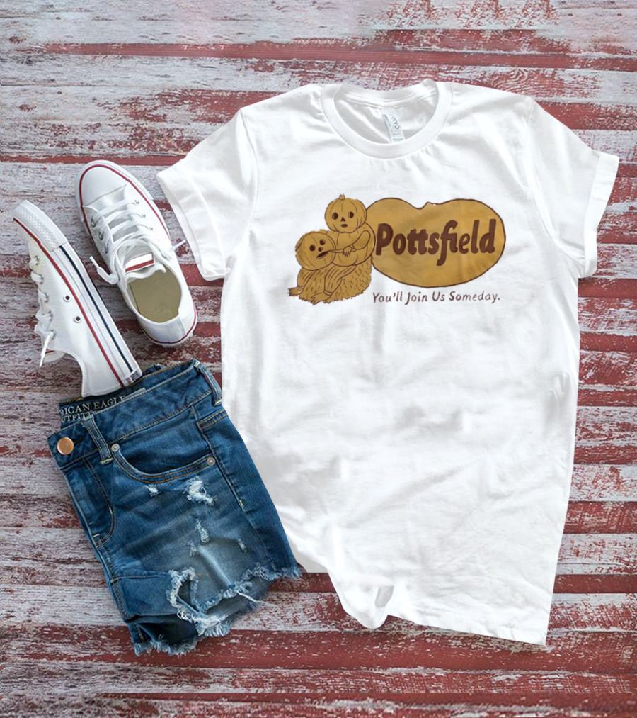 Pottsfield You'll Join Us Someday Pumpkin Characters Over The Garden Wall T-Shirt