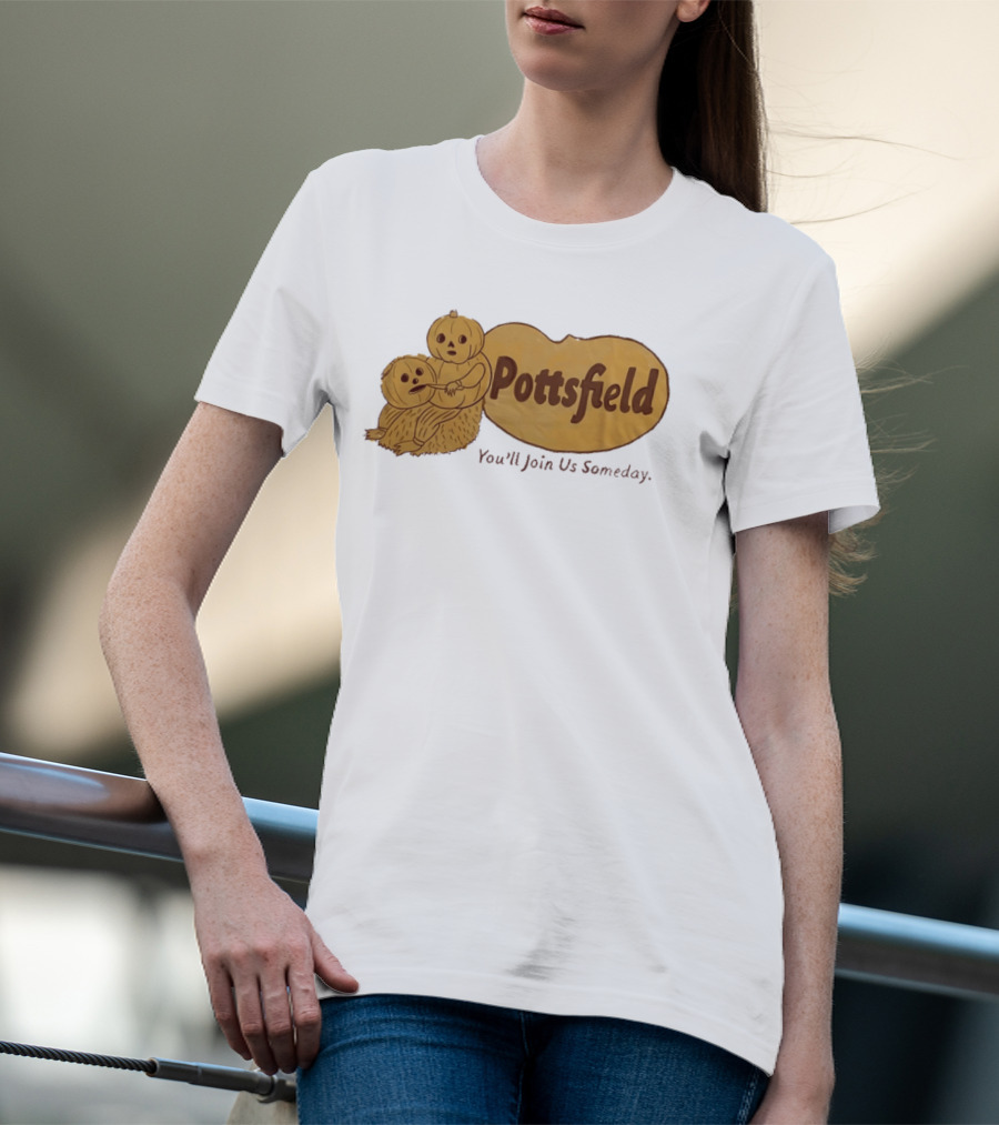 Pottsfield You'll Join Us Someday Pumpkin Characters Over The Garden Wall T-Shirt