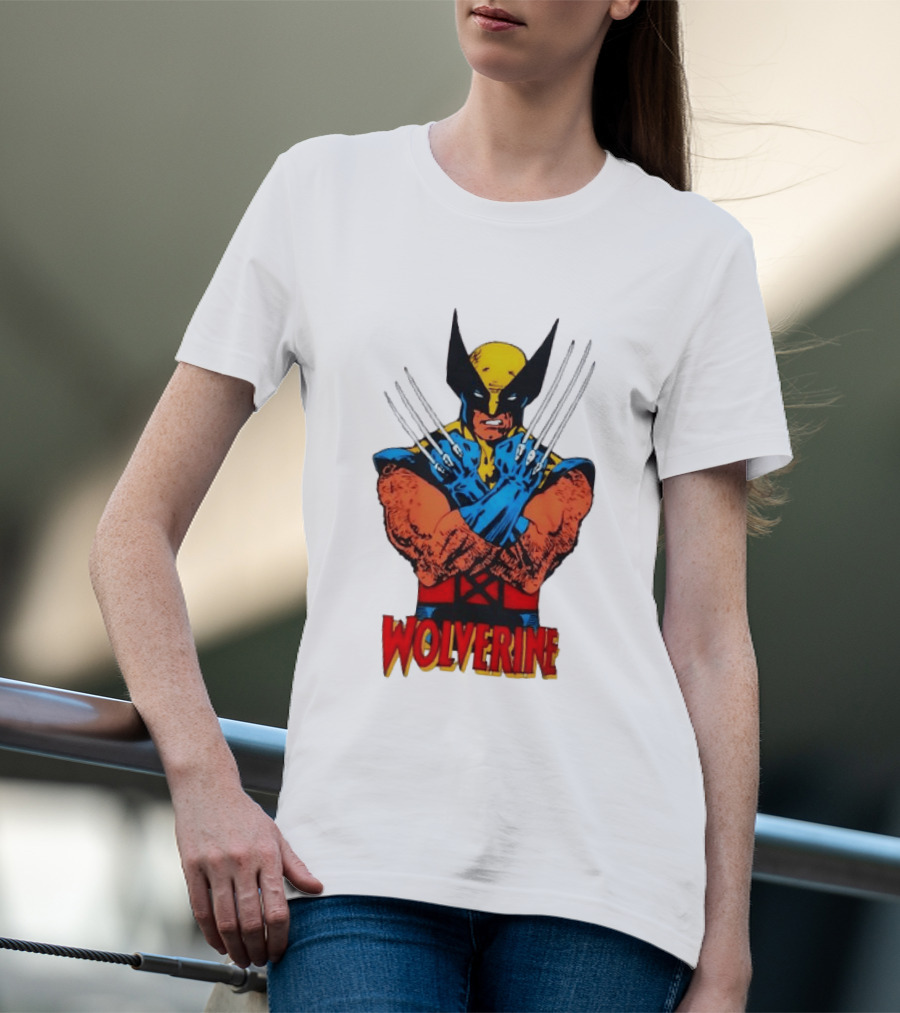Wolverine Marvel Comics X Men Crossed Claws Wolverine T-Shirt