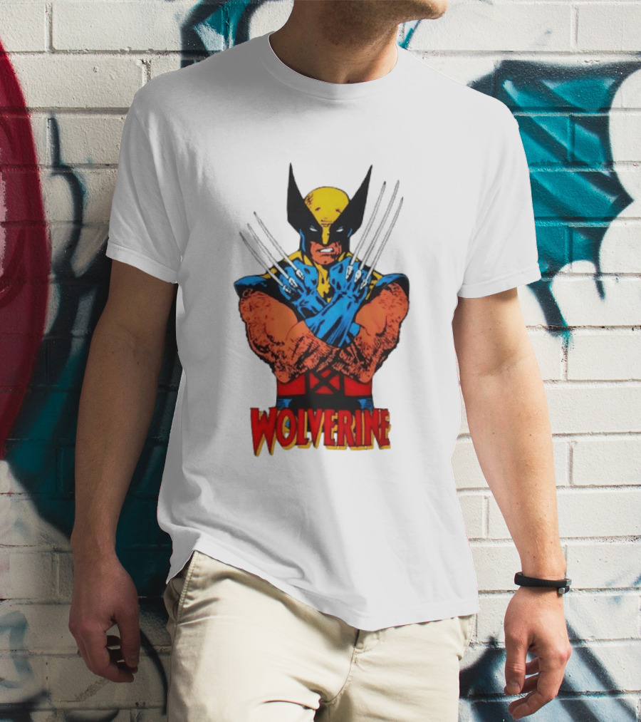 Wolverine Marvel Comics X Men Crossed Claws Wolverine T-Shirt