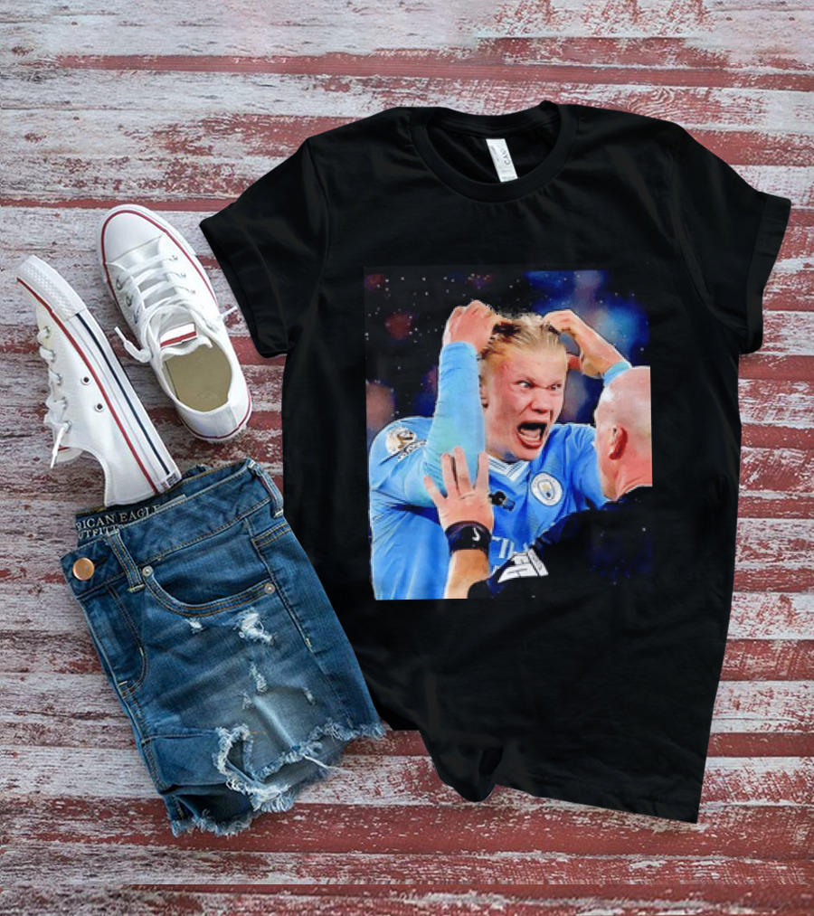 Erling Haaland Manchester City Emotional Reaction T-Shirt