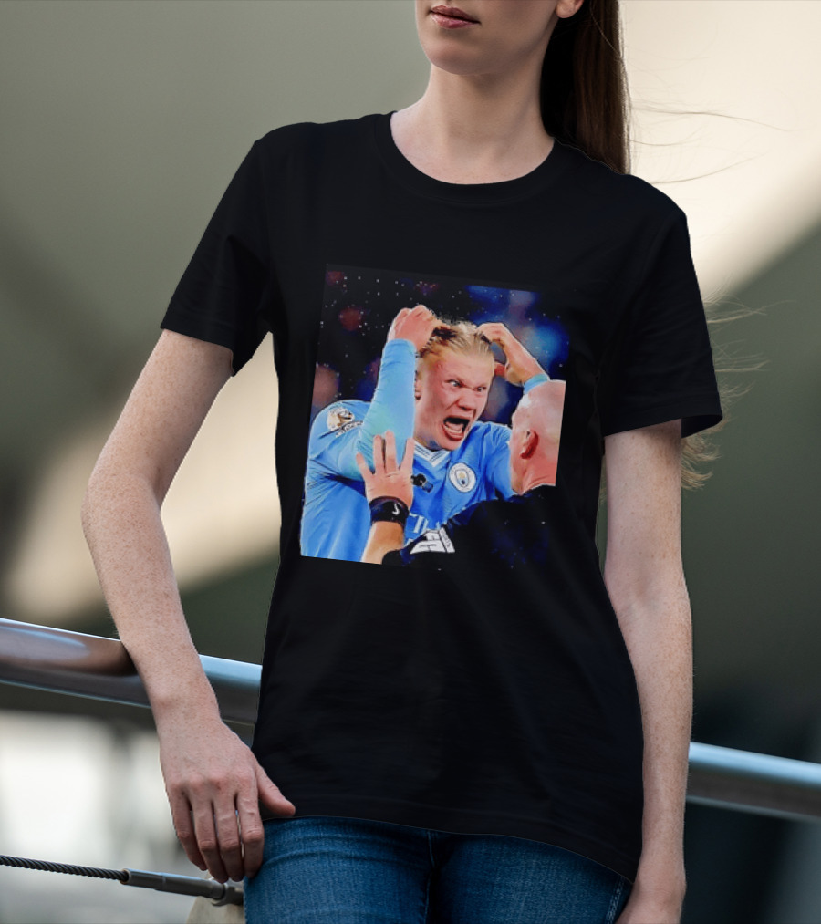Erling Haaland Manchester City Emotional Reaction T-Shirt