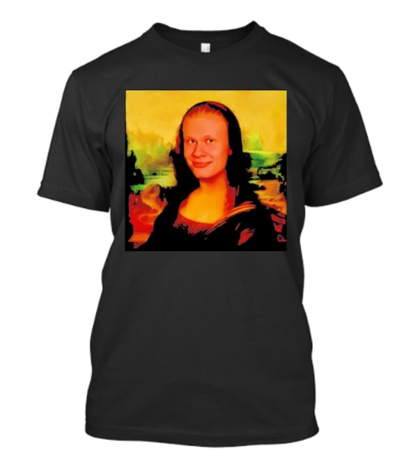 Mona Lisa Erling Haaland Manchester City Meme T-Shirt
