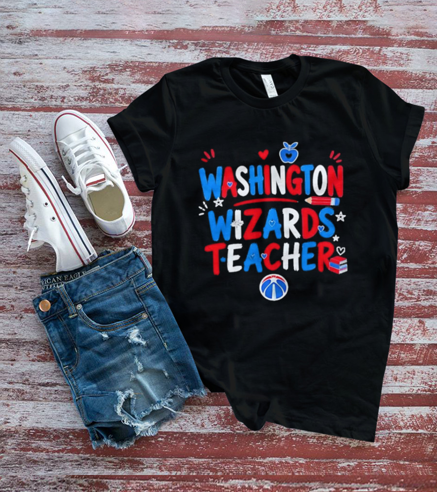 Washington Wizards Teacher Basketball School Spirit T-Shirt