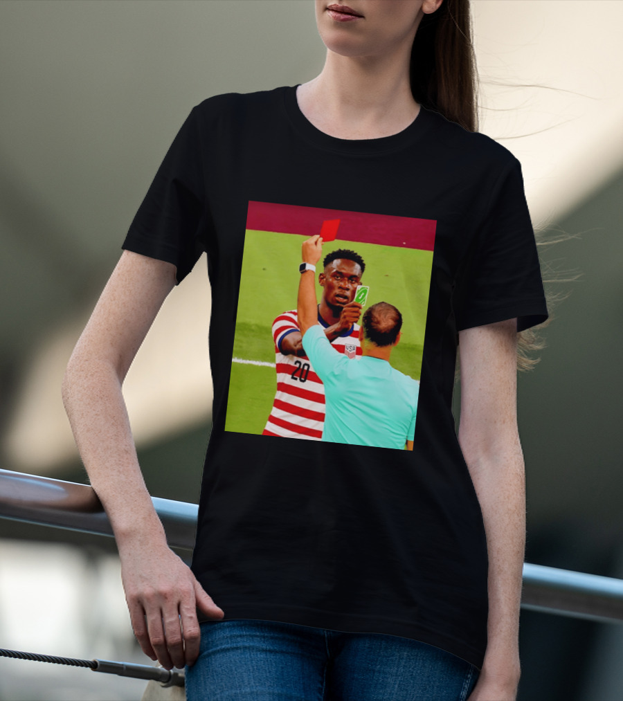 Folarin Balogun USMNT Number 20 Reverse Card Meme Soccer T-Shirt