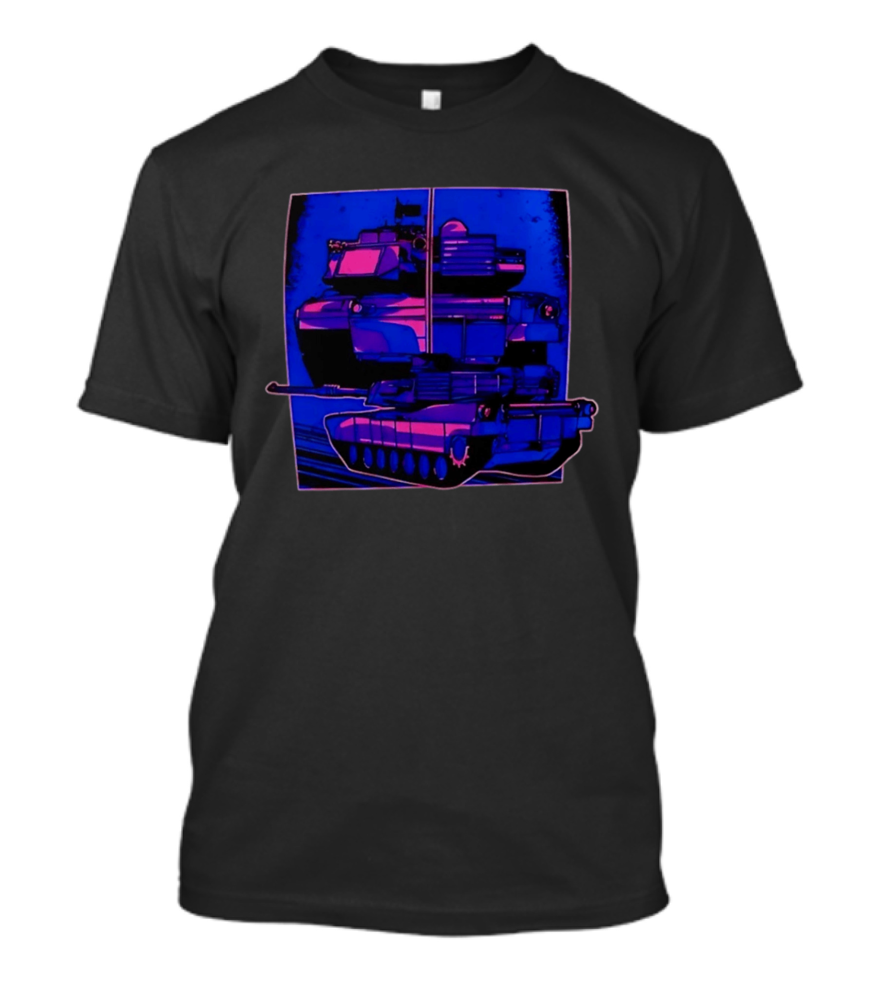 Night Crawler Military Tank Armored Vehicle Dual Palettes T-Shirt