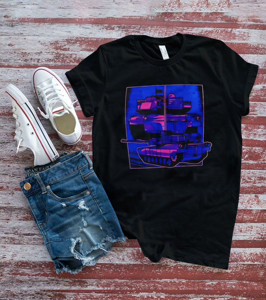 Night Crawler Military Tank Armored Vehicle Dual Palettes T-Shirt