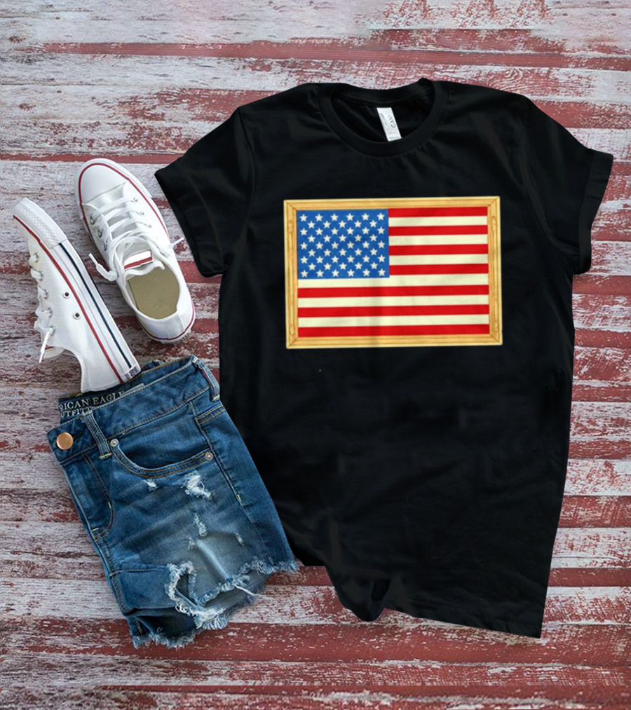 Theodore Roosevelt We Must Dare To Be Great American Flag T-Shirt