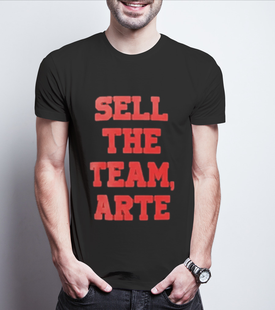 Sell The Team Arte Rallying Cry Fan Expression T-Shirt