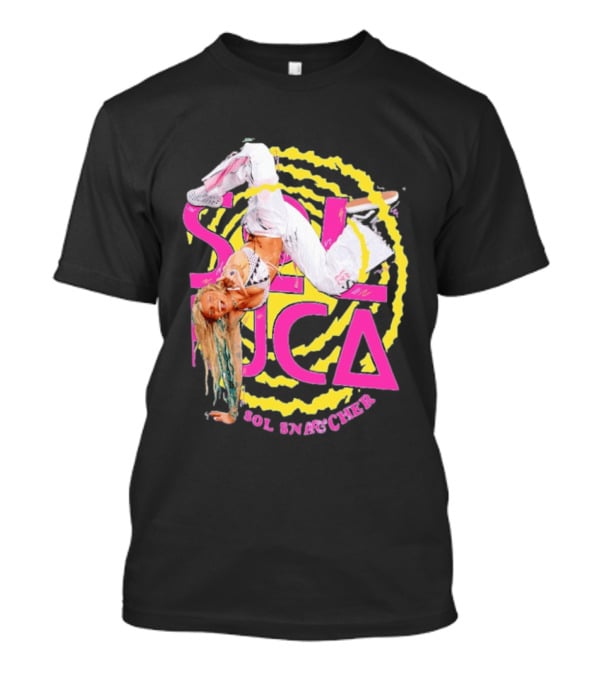 Sol Ruca Sol Snatcher WWE NXT Wrestling Star Colorful Backflip Action T-Shirt