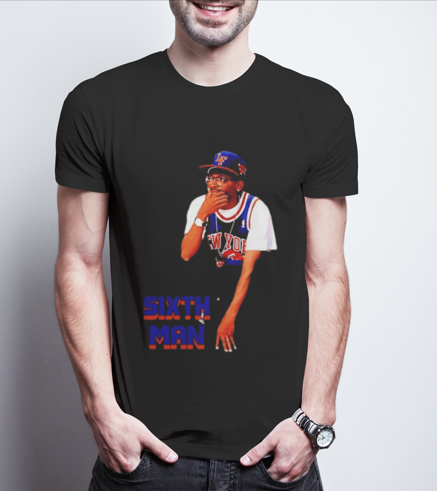 Spike Lee New York Knicks Sixth Man Yankees Cap T-Shirt