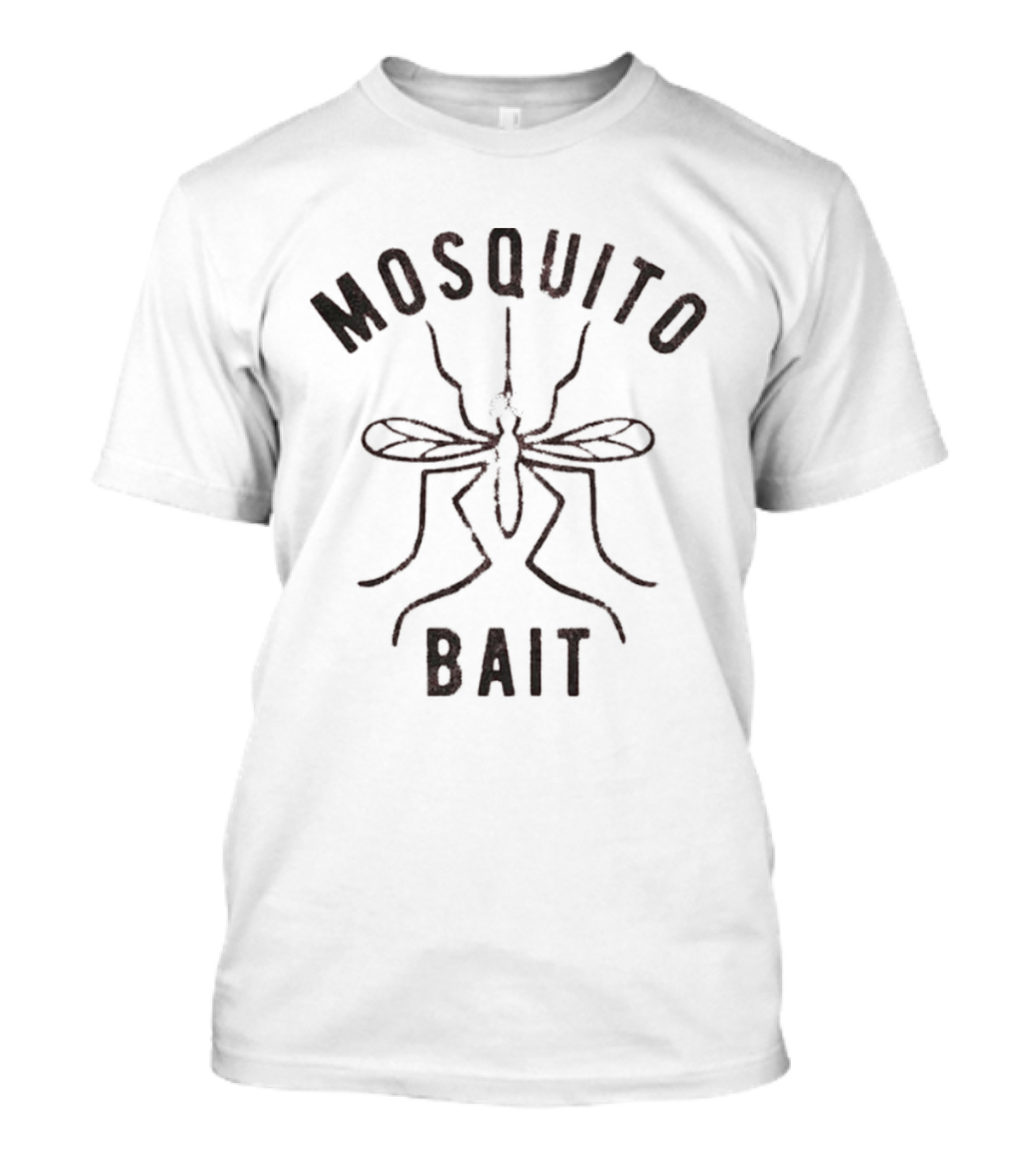 Mosquito Bait Distressed Insect Bug Outdoors T-Shirt