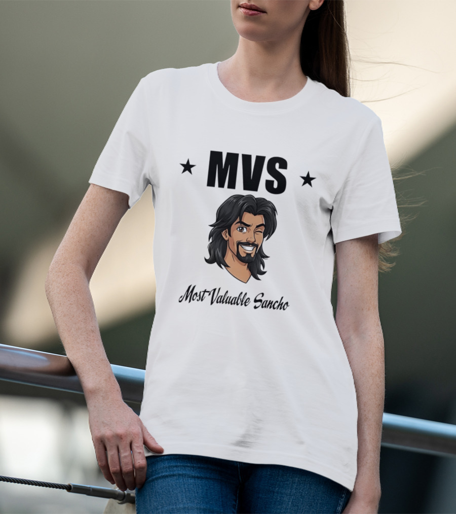 MVS Most Valuable Sancho Star Wink Humor T-Shirt