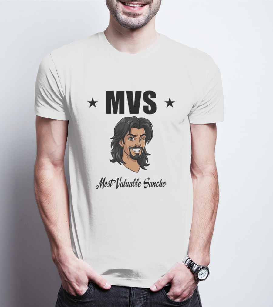MVS Most Valuable Sancho Star Wink Humor T-Shirt