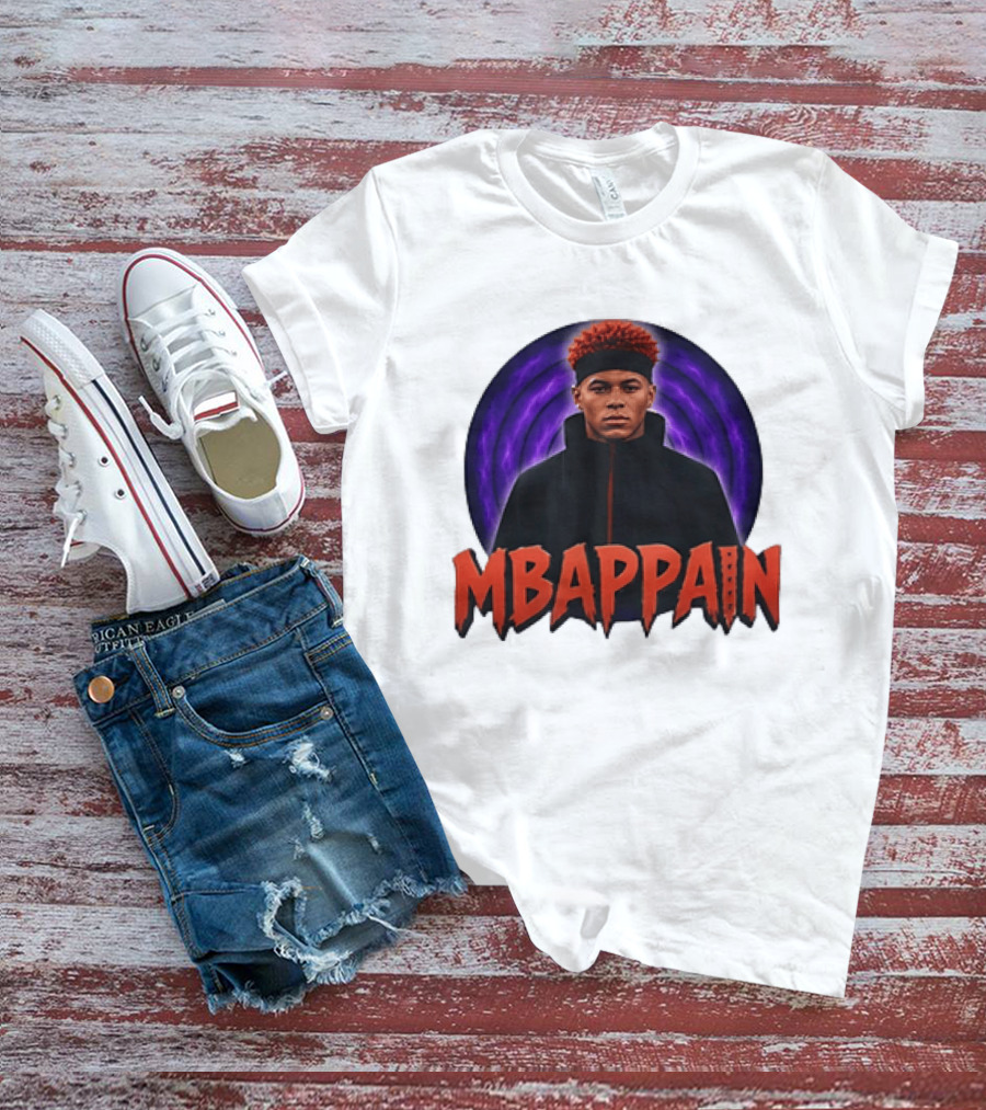 Mbappain Naruto Anime Crossover Meme T-Shirt