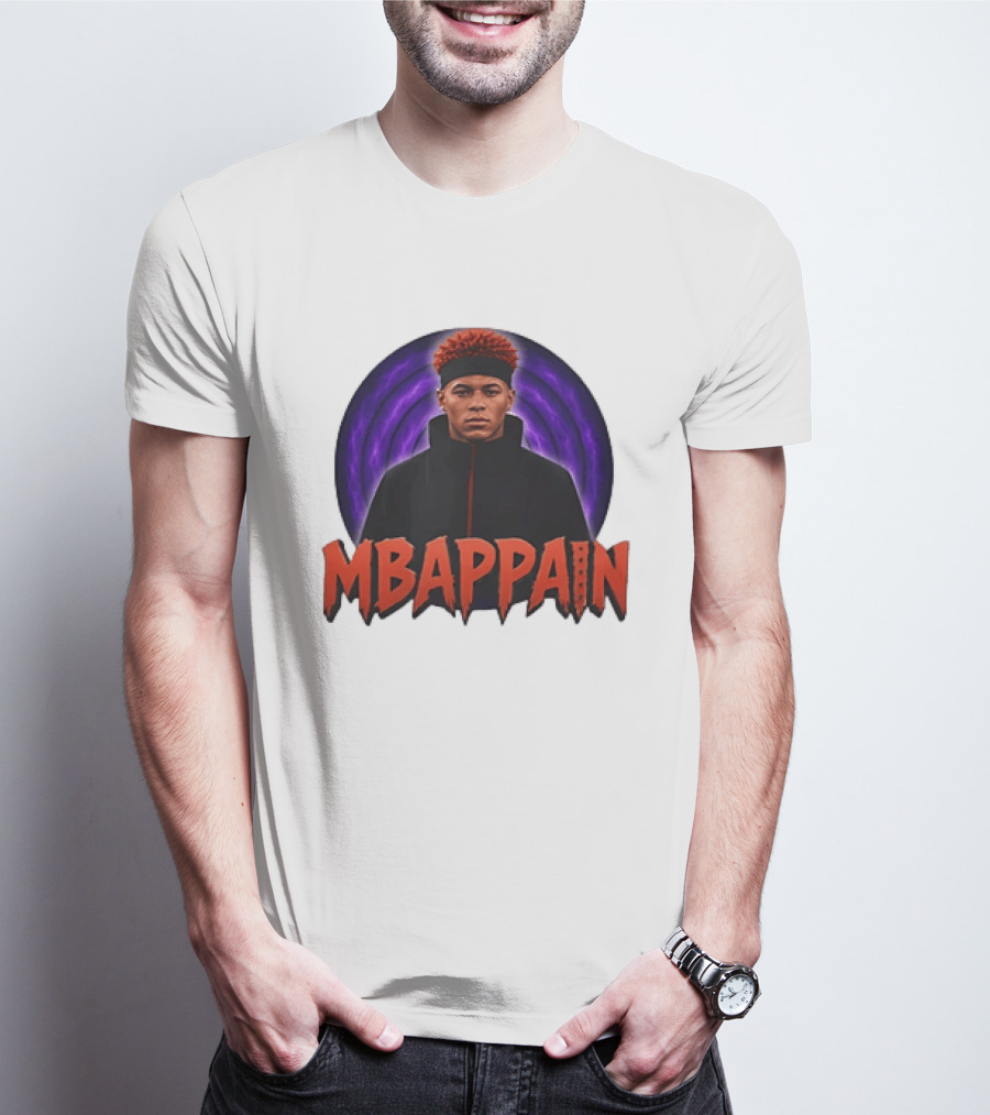 Mbappain Naruto Anime Crossover Meme T-Shirt