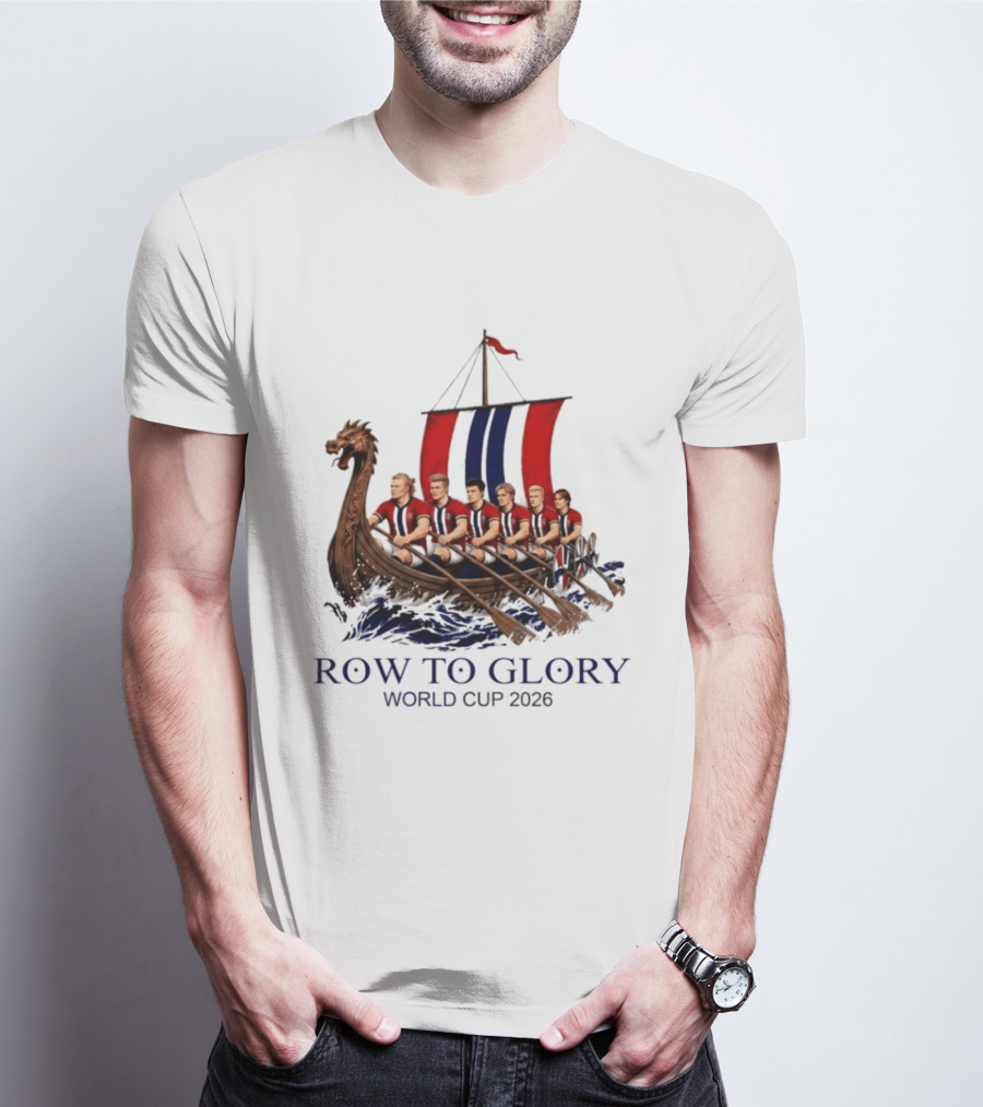 Norway 2026 World Cup Row To Glory Viking Crew T-Shirt