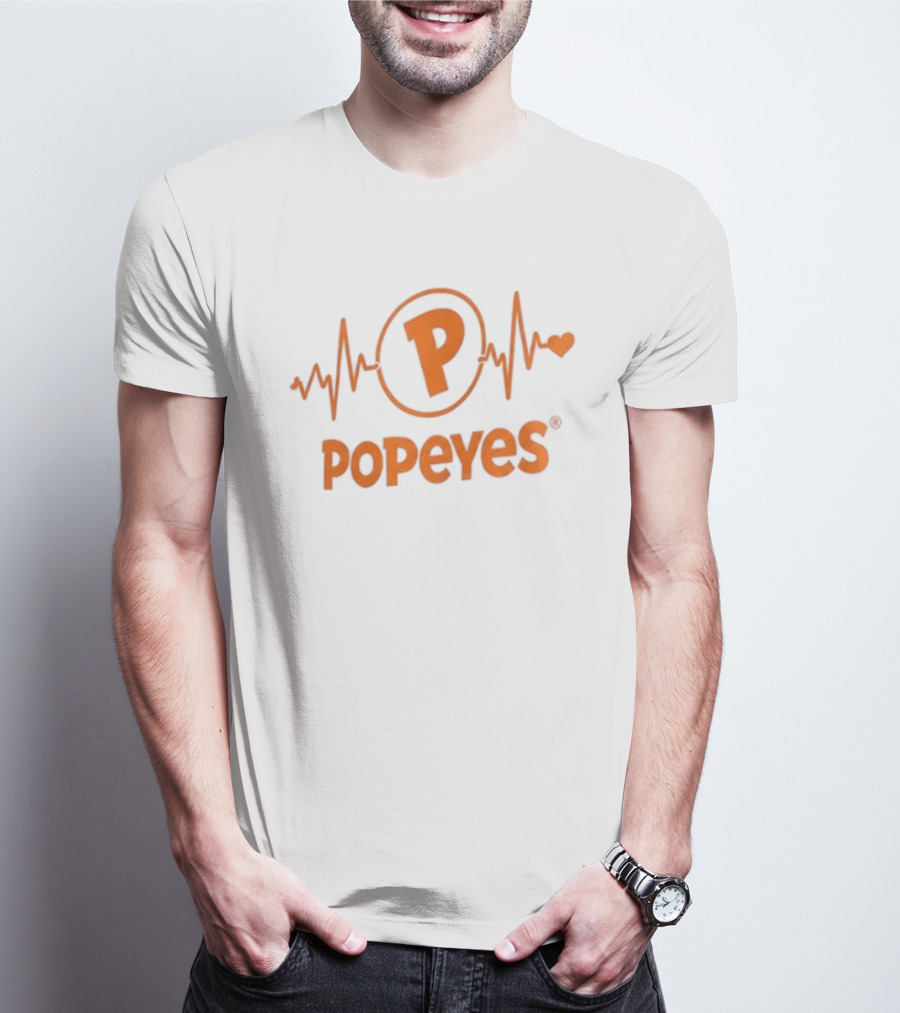 Heartbeat Lover Popeyes Addiction T-Shirt