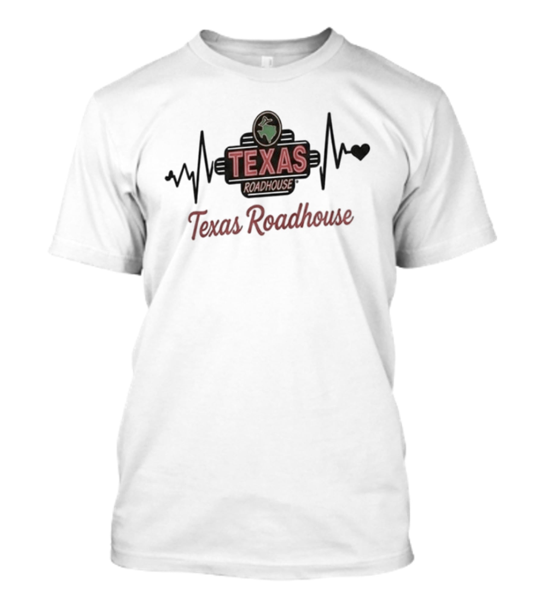 Heart Pulse Texas Roadhouse Addiction T-Shirt